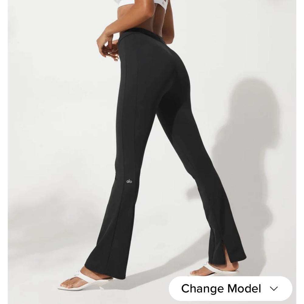 Alo high waist zip it flare legging